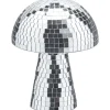 Clearance Object Paddenstoel Disco Zilver Decoratie Beelden