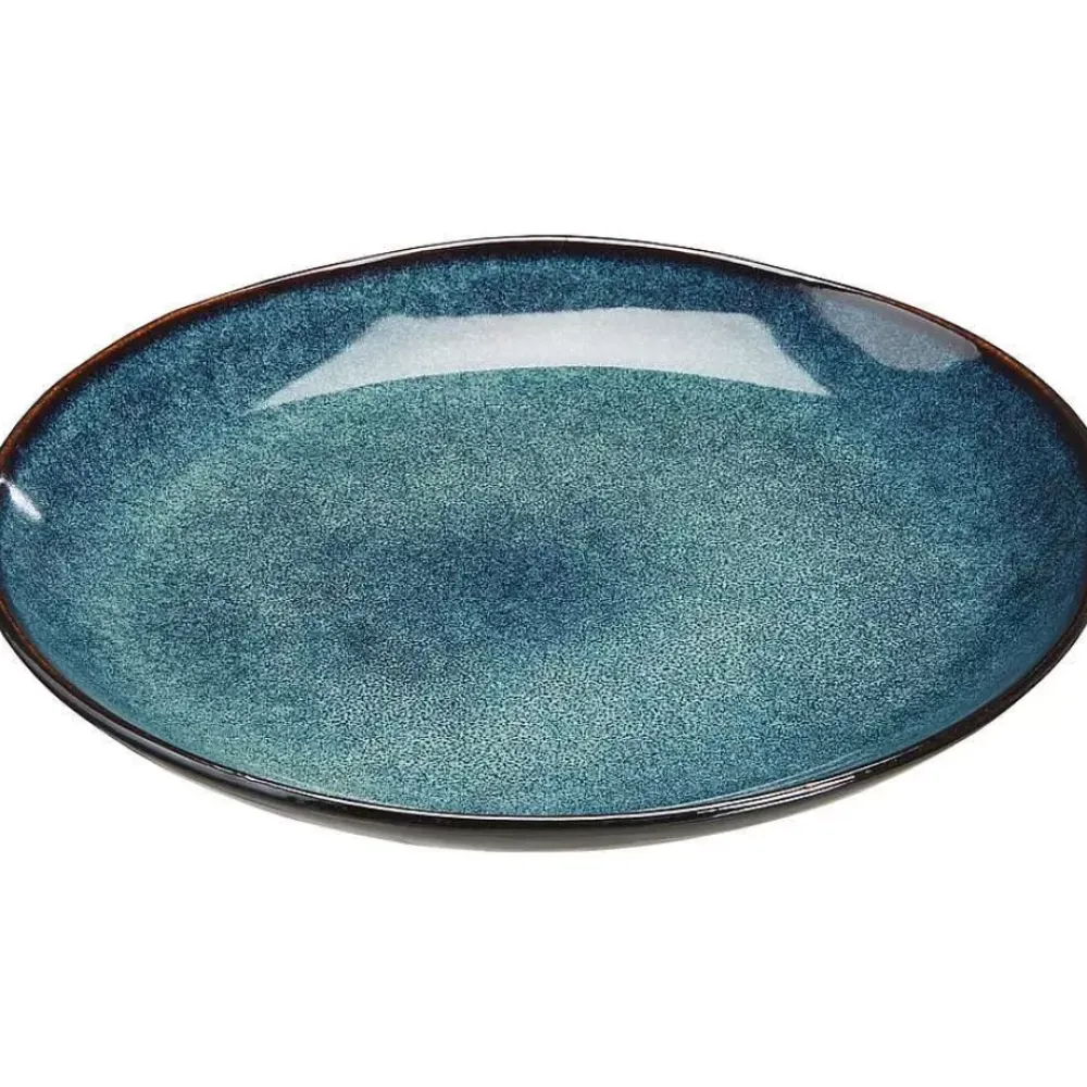 Cheap Ontbijtbord Glaze Blauw - 22Cm Borden & Bestek