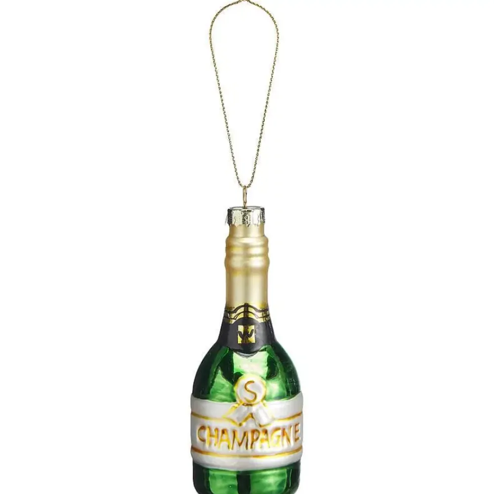 Store Ornament Champagne Groen Kerstballen & Kerstornamenten