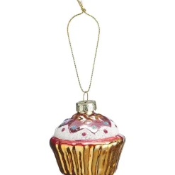 Best Ornament Cupcake Roze Kerstballen & Kerstornamenten