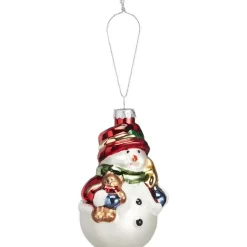 Clearance Ornament Sneeuwpop Multicolor Kerstballen & Kerstornamenten
