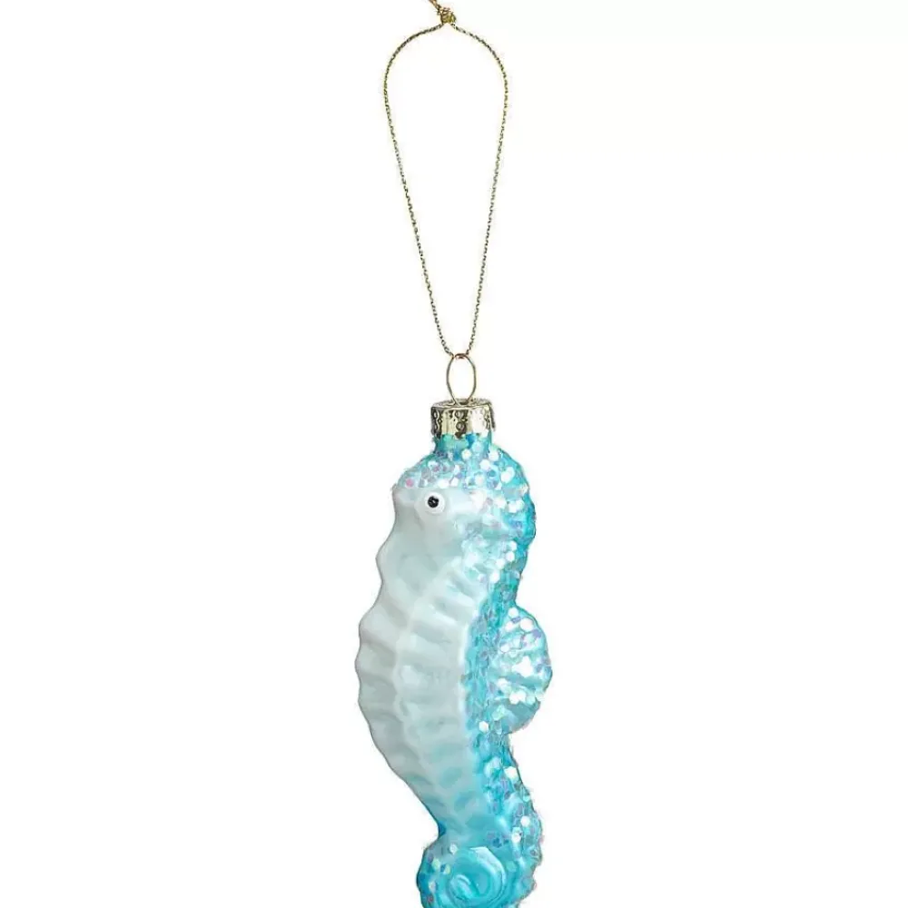 Outlet Ornament Zeepaard Blauw Kerstballen & Kerstornamenten