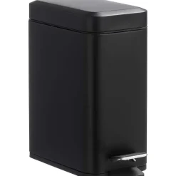 Sale Pedaalemmer Rechthoek 5 Liter Mat Zwart Badkameraccessoires