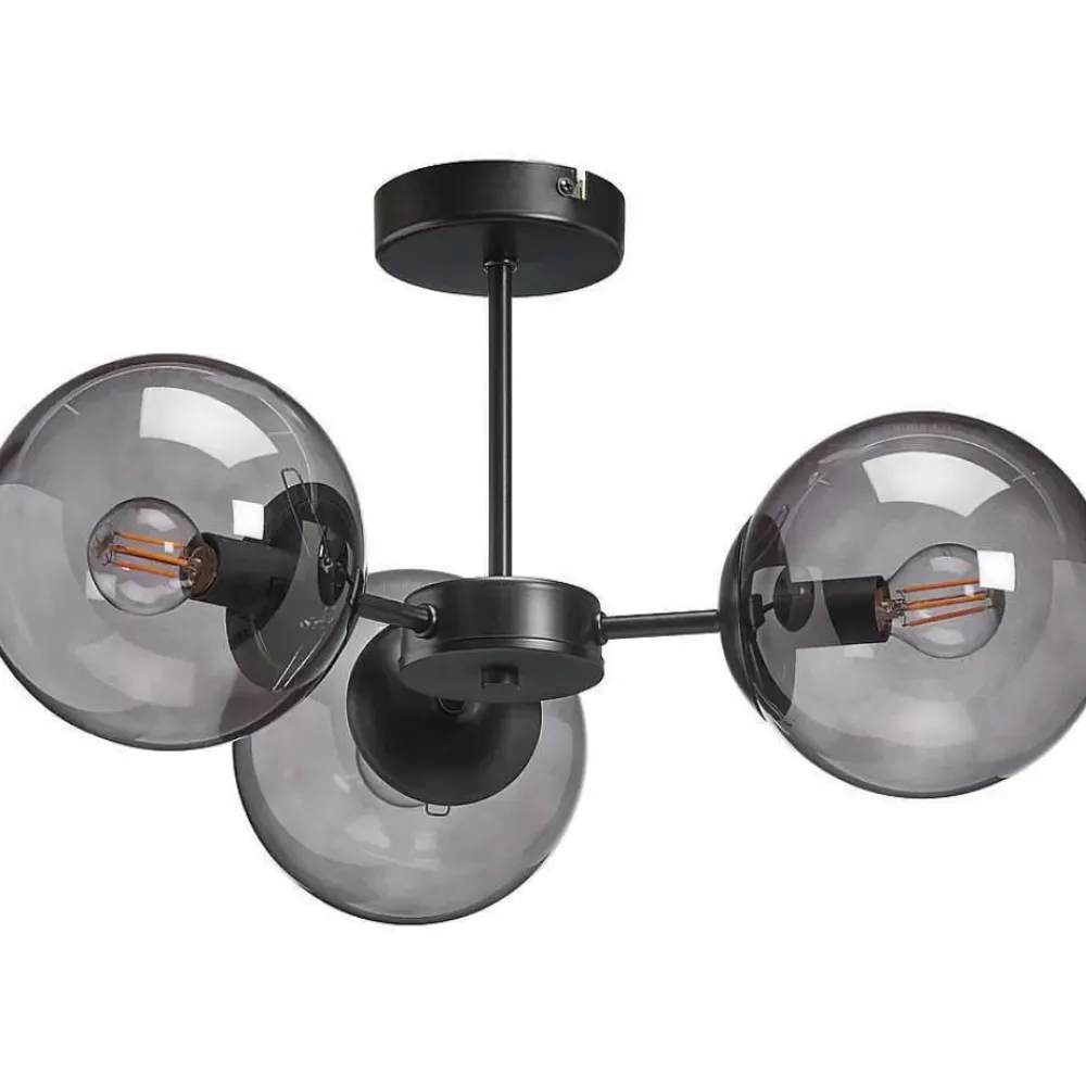 Online Plafondlamp Saba Zwart Plafondlampen