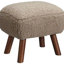 Discount Poef Forio Taupe Stoelen
