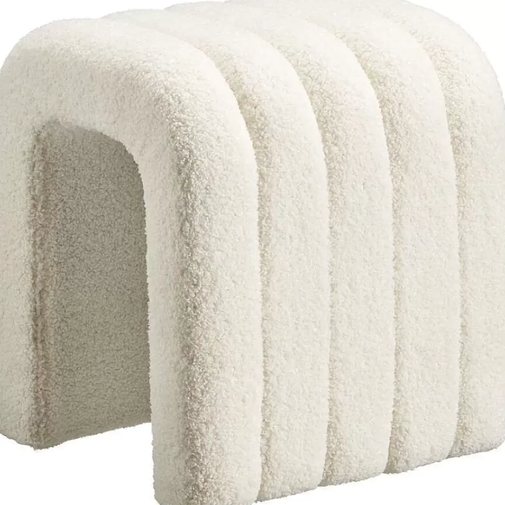 Clearance Poef Revo Off-White Stoelen