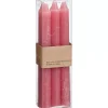 Sale S/6 Dinerkaars Rustiek Roze Kaarsen & Theelichten