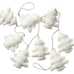 Outlet Slinger Kestboom Wit Kerstdecoratie