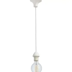 Cheap Snoerpendel E27 Wit Snoerpendels