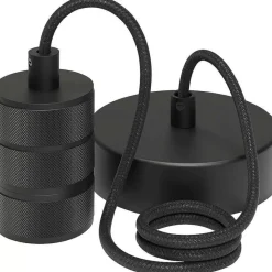Fashion Snoerpendel Elias Zwart - 6,5 Cm Snoerpendels
