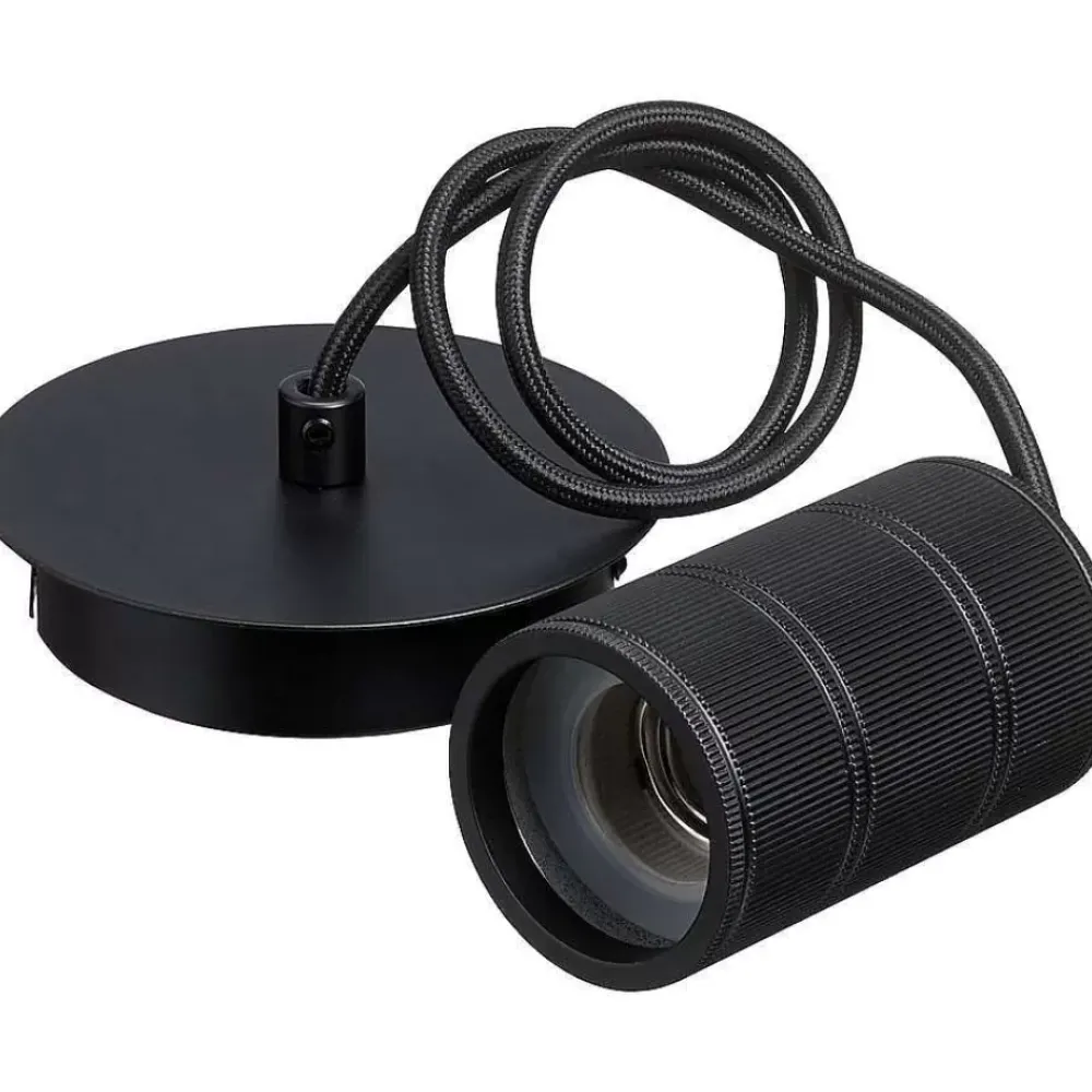 New Snoerpendel Retro Zwart Snoerpendels