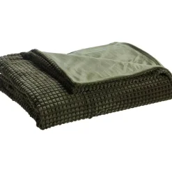 Discount Sprei Braga Groen Plaids