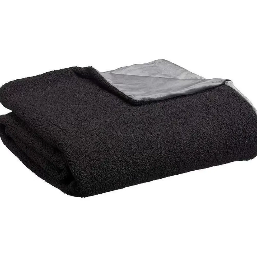 Cheap Sprei Teddy Antraciet Beddengoed