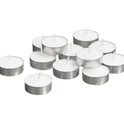 Cheap Theelichten 100 Stuks Wit Kaarsen & Theelichten