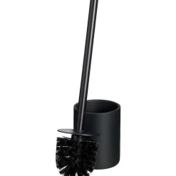 Fashion Toiletborstel Mat Zwart Zwart Badkameraccessoires