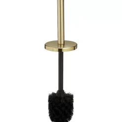 Clearance Toiletborstel Metaal Goud Badkameraccessoires