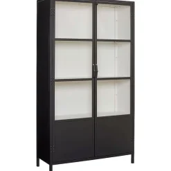 Shop Vitrinekast Castello Zwart Vitrinekasten