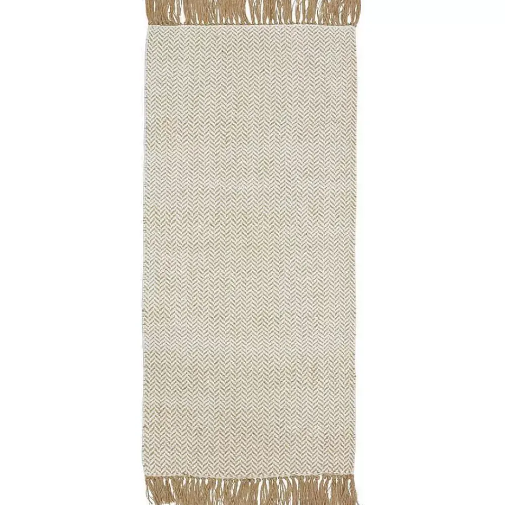 Online Vloerkleed Buna Wit Naturel Vloerkleden