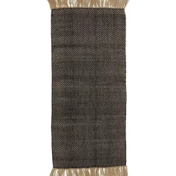 Sale Vloerkleed Buna Zwart Naturel Vloerkleden