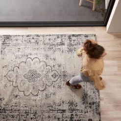 Hot Vloerkleed Mystic Grijs Beige - 160X230 Cm Vloerkleden