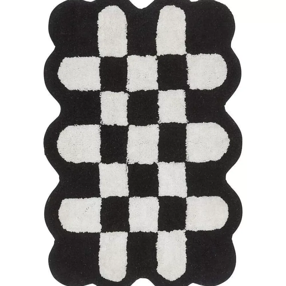 Discount Vloerkleed Siegen 060X090Cm Zwart Vloerkleden