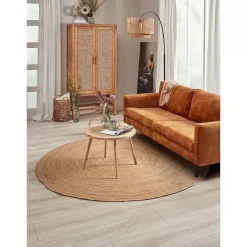 Discount Vloerkleed Solis Naturel - O 200 Cm Vloerkleden