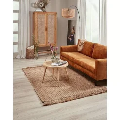 Discount Vloerlamp Cilen Zwart Bruin Vloerlampen