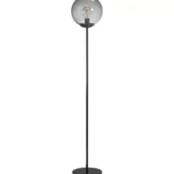 Discount Vloerlamp Sela Zwart Vloerlampen