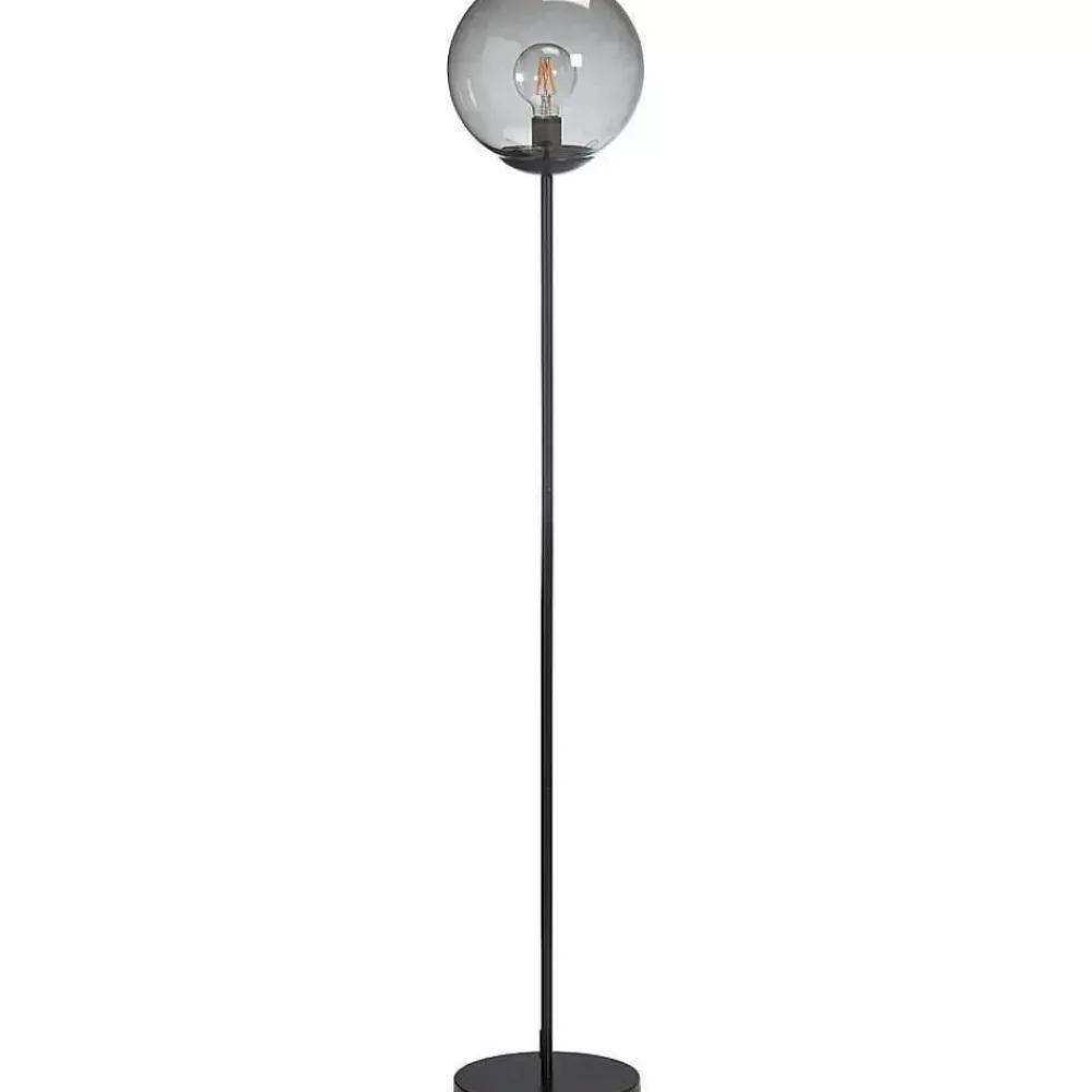 Discount Vloerlamp Sela Zwart Vloerlampen