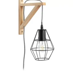 Online Wandlamp Hybris Zwart Wandlampen