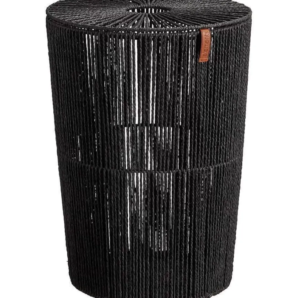New Wasmand Rope Rond Zwart Wasmanden