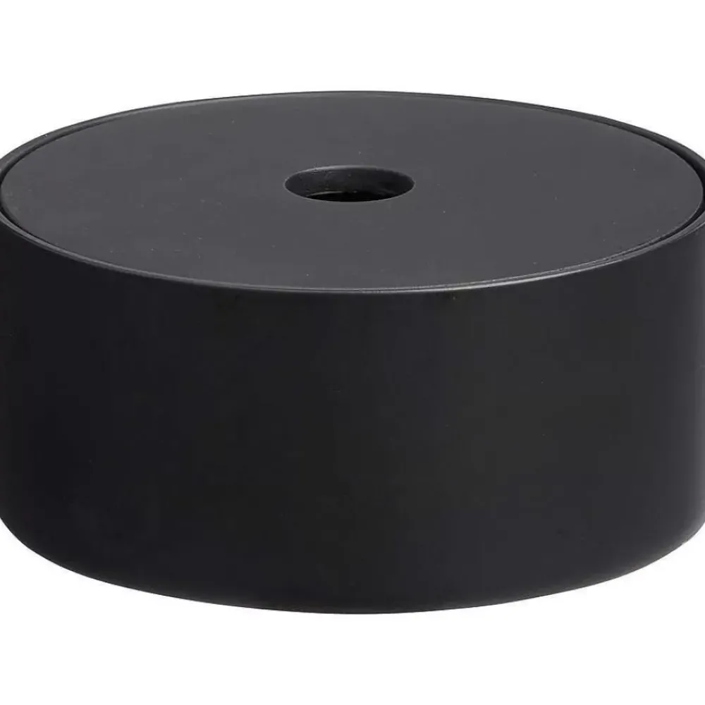 Cheap Wattenpotje Mat Zwart Badkameraccessoires