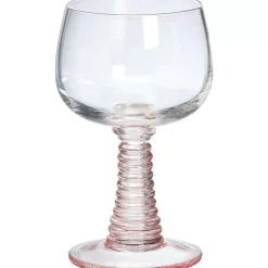 Flash Sale Wijnglas Ribbel Roze Glazen & Mokken
