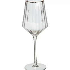 Cheap Wijnglas Ribbel Transparant Glazen & Mokken